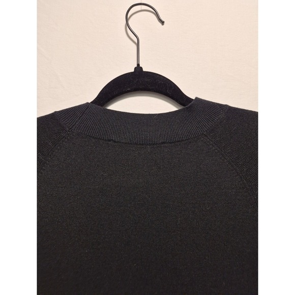 Loft Gray Long Sleeve Sweater Dress Slight Flair Excellent Quiet Luxury Chic - Picture 9 of 11